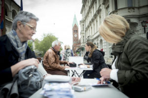 Meritve srčnega utripa v središču Maribora