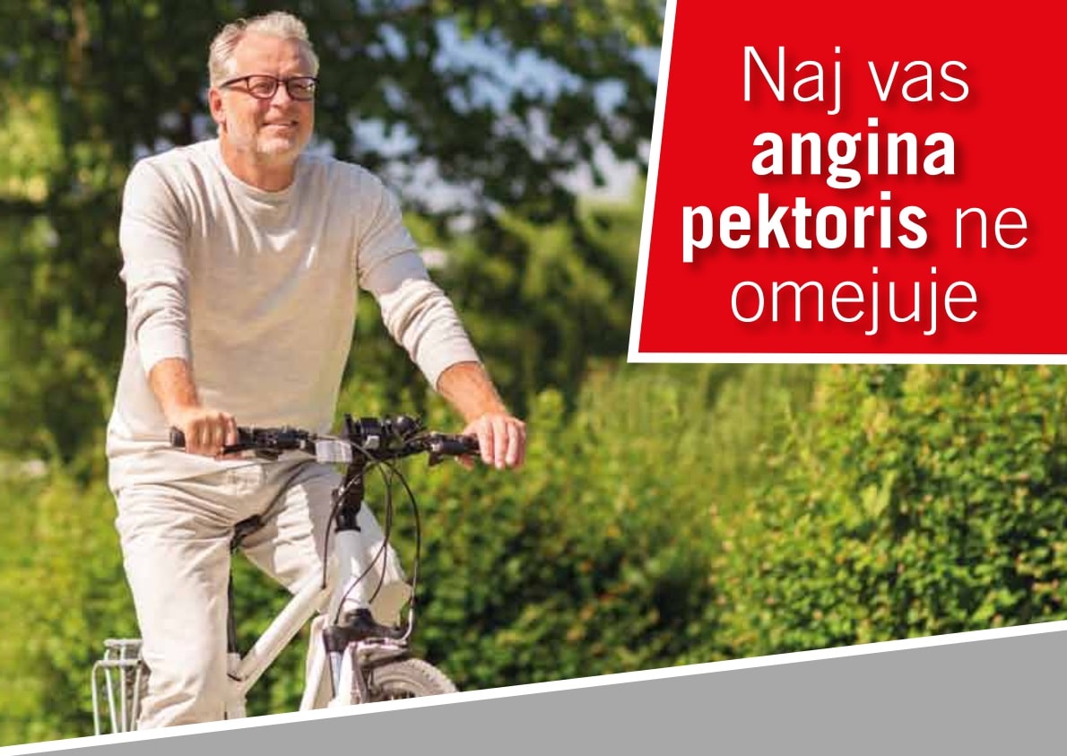 kolesar tudi ko si starejši - naj vas angina pektoris ne omejuje
