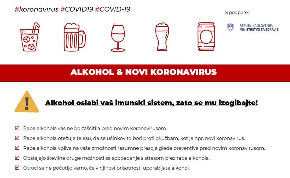 alkohol omeji imunski sistem - naslovna
