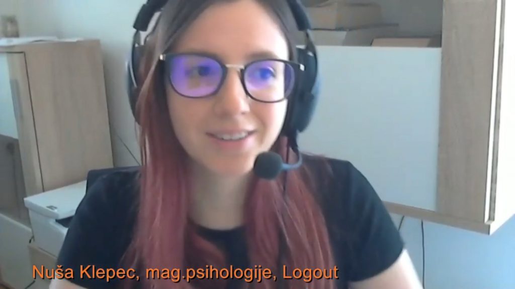 Nusa Klepec, Logout