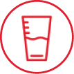 omejitev vnosa tekočine (na največ 2 litra na dan) in opustitev pitja alkohola